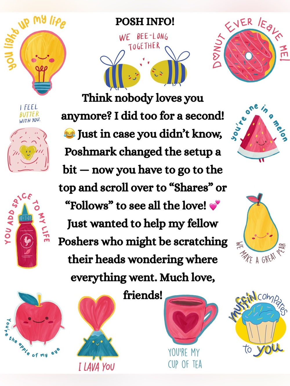 If I wasn’t sharing back, it’s because I didn’t know! Now I do! Spread the word💞